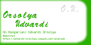 orsolya udvardi business card